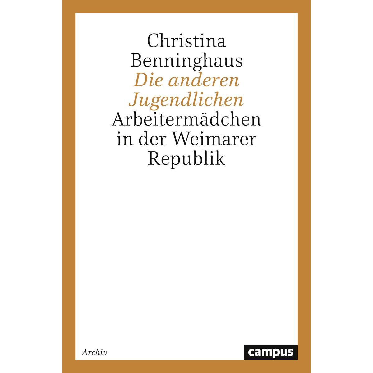 Die anderen Jugendlichen Die anderen Jugendlichen von Campus Verlag