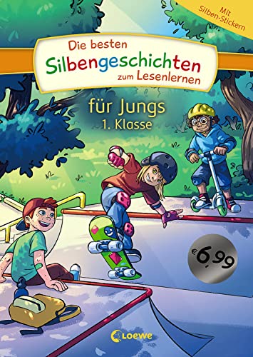 Die besten Silbengeschichten zum Lesenlernen für Jungs 1. Klasse: Erstlesebuch mit farbiger Silbentrennung für Grundschüler ab 6 Jahre Die besten Silbengeschichten zum Lesenlernen für Jungs 1. Klasse: Erstlesebuch mit farbiger Silbentrennung für Grundschüler ab 6 Jahre