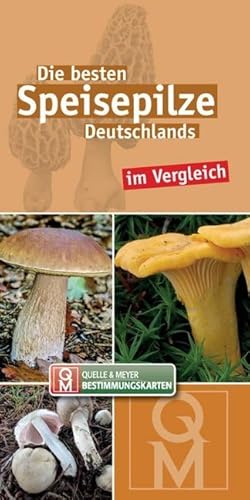 Die besten Speisepilze Deutschlands im Vergleich (Quelle & Meyer Bestimmungskarten)