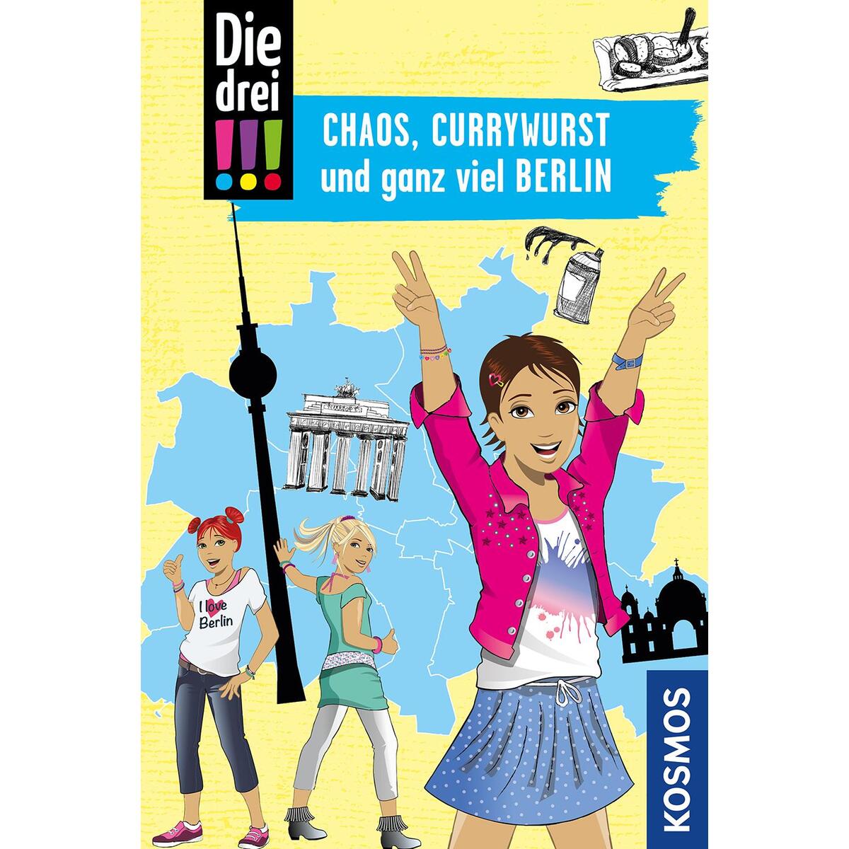 Die drei !!!, Chaos, Currywurst und ganz viel Berlin von Franckh-Kosmos