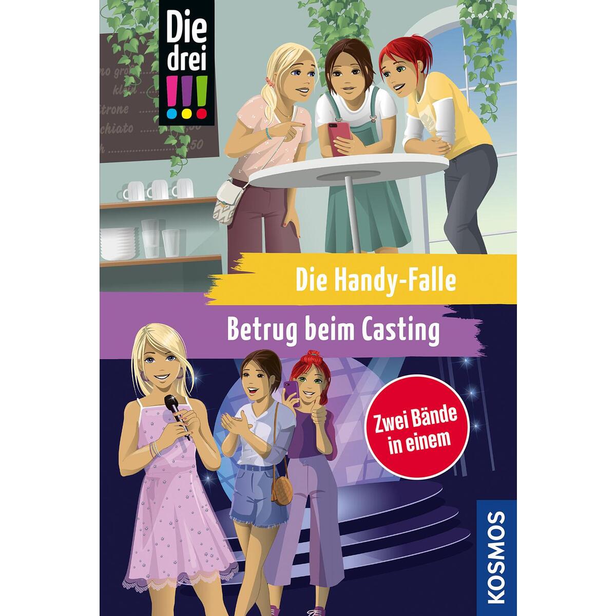 Die drei !!!, Die Handy-Falle / Betrug beim Casting (Doppelband) von Franckh-Kosmos