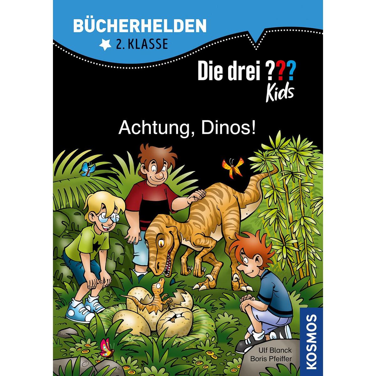 Die drei ??? Kids, Bücherhelden, Achtung, Dinos! (drei Fragezeichen) von Franckh-Kosmos