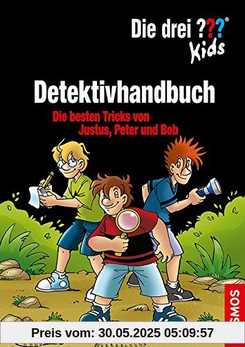 Die drei ??? Kids, Detektivhandbuch: Die besten Tricks von Justus, Peter und Bob