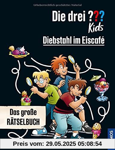 Die drei ??? Kids, Diebstahl im Eiscafé: Das große Rätselbuch