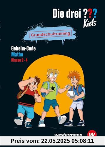 Die drei ??? Kids – Grundschultraining: Geheim-Code Mathe 2–4 Die drei ??? Kids – Grundschultraining: Geheim-Code Mathe 2–4