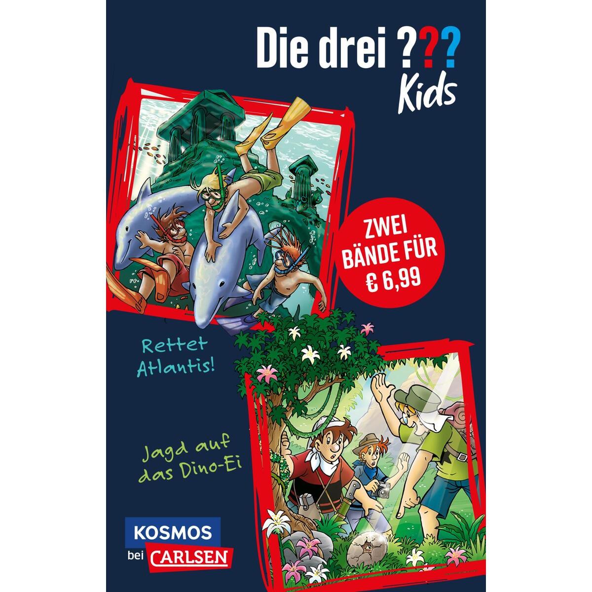 Die drei ??? Kids: Doppelband - Enthält die Bände: Rettet Atlantis! / Jagd auf d... Die drei ??? Kids: Doppelband - Enthält die Bände: Rettet Atlantis! / Jagd auf d... von Carlsen Verlag GmbH