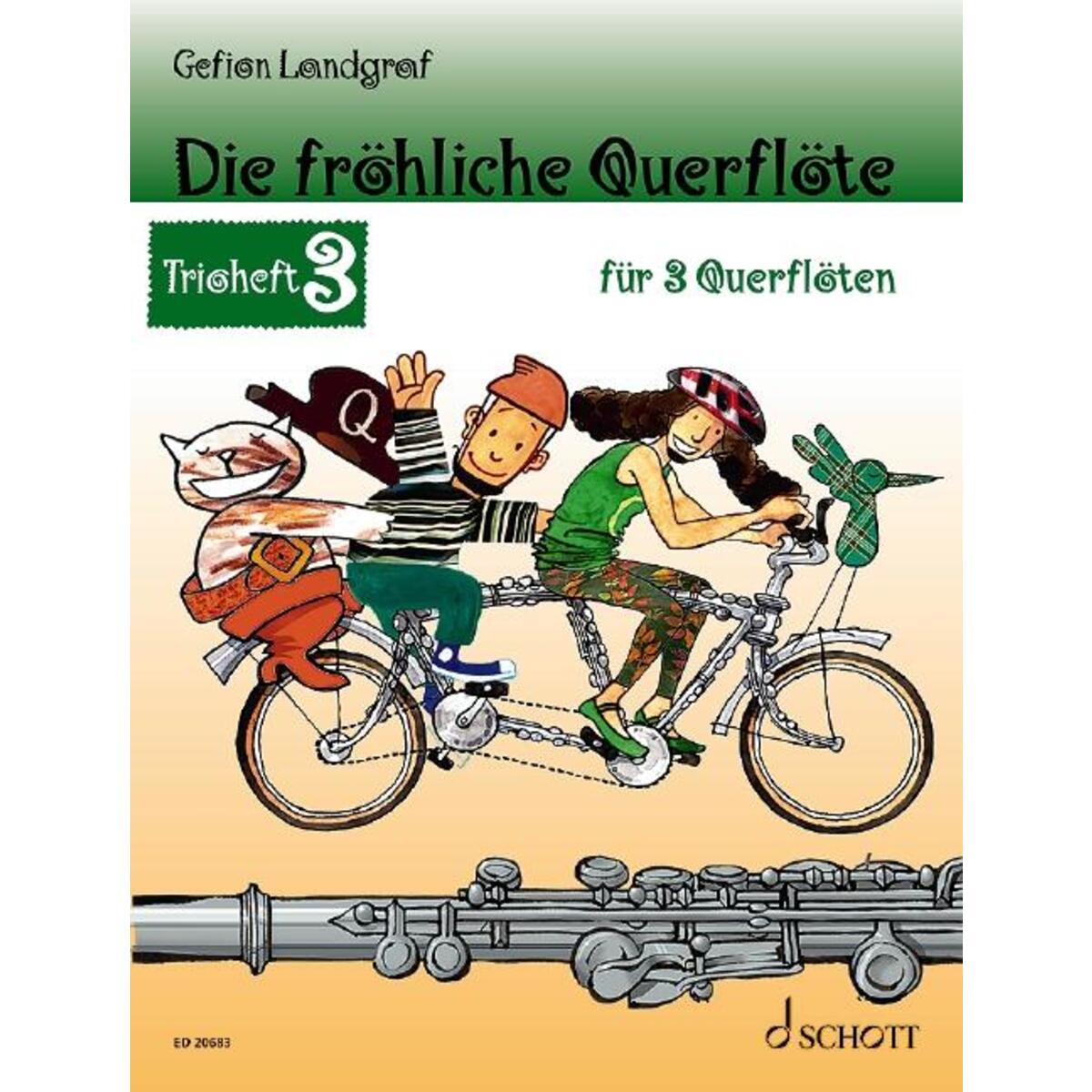Die fröhliche Querflöte Trioheft 3 von Schott Music