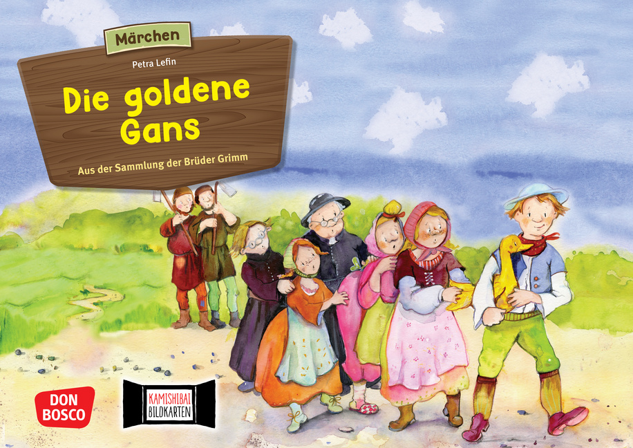 Die goldene Gans. Kamishibai Bildkartenset. Die goldene Gans. Kamishibai Bildkartenset. von Don Bosco Medien