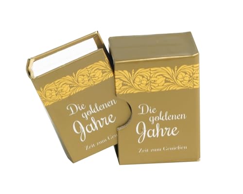 Die goldenen Jahre - Zeit zum Genießen: Minibuch im Schuber