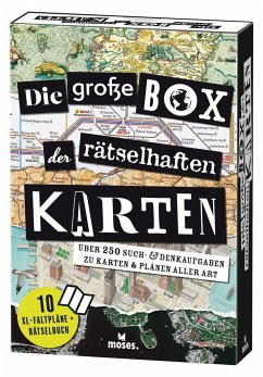 Die große Box der rätselhaften Karten von moses. Verlag