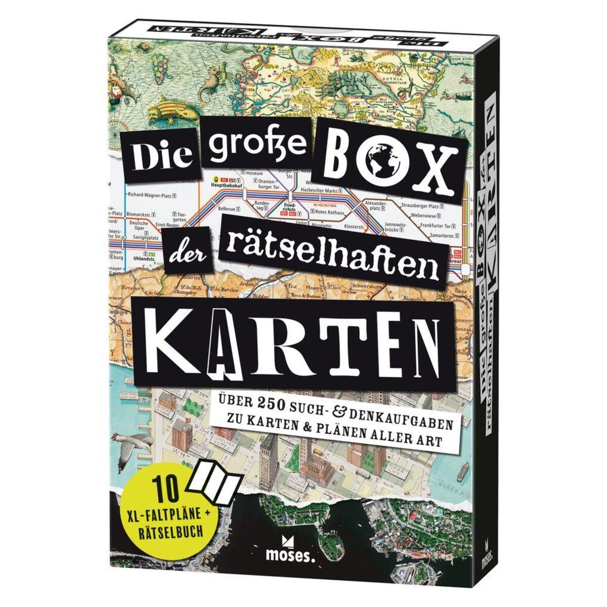 Die große Box der rätselhaften Karten Die große Box der rätselhaften Karten von Moses. Verlag GmbH