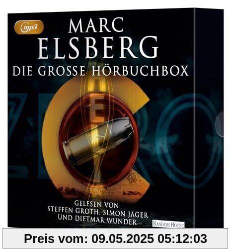 Die große Hörbuchbox - °C – Celsius - Der Fall des Präsidenten - Gier - Helix - Zero - Blackout - Black Hole: Alle Thriller von Marc Elsberg in einer Box