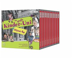Die große Kinder-Uni Wissens-Box, 12 Audio-CDs von Dhv Der Hörverlag