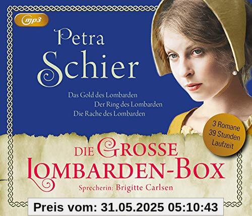 Die große Lombarden-Box (3 ungekürzte Romane auf 3 MP3-CDs)): Das Gold des Lombarden, Der Ring des Lombarden, Die Rache des Lombarden (Die Lombarden-Reihe)