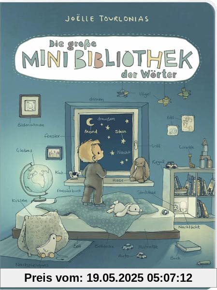 Die große Mini-Bibliothek der Wörter - Drinnen und draußen: Pappbilderbuch (Die große Mini-Bibliothek der Wörter)