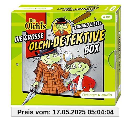 Die große Olchi-Detektive-Box (4CD): Hörspielbox mit 4 Folgen Olchi-Detektive