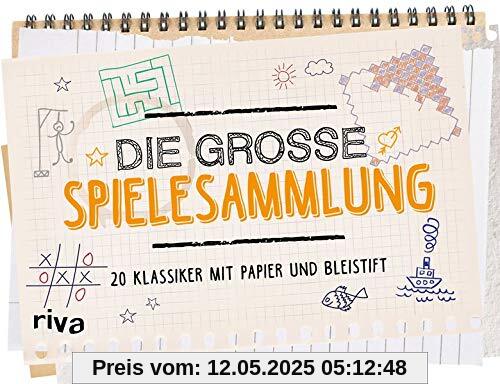 Die große Spielesammlung: 20 Klassiker mit Papier und Bleistift