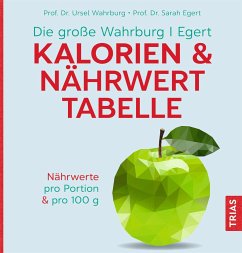 Die große Wahrburg/Egert Kalorien-&-Nährwerttabelle von Trias