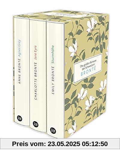 Die großen Romane der Schwestern Brontë: Drei Bände im Schuber: Anne Brontë: Agnes Grey | Charlotte Brontë: Jane Eyre | Emily Brontë: Sturmhöhe