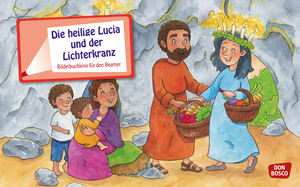 Die heilige Lucia und der Lichterkranz. eKami.