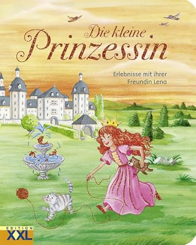 Die kleine Prinzessin - Erlebnisse mit ihrer Freundin Lena: Pappbuch mit farbigen Illustrationen