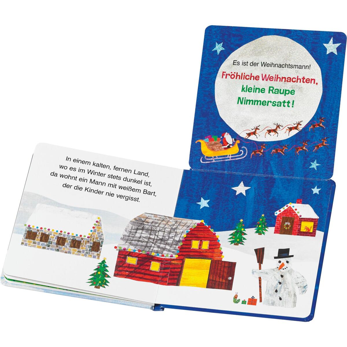 Die kleine Raupe Nimmersatt und der Weihnachtsmann von Gerstenberg Verlag