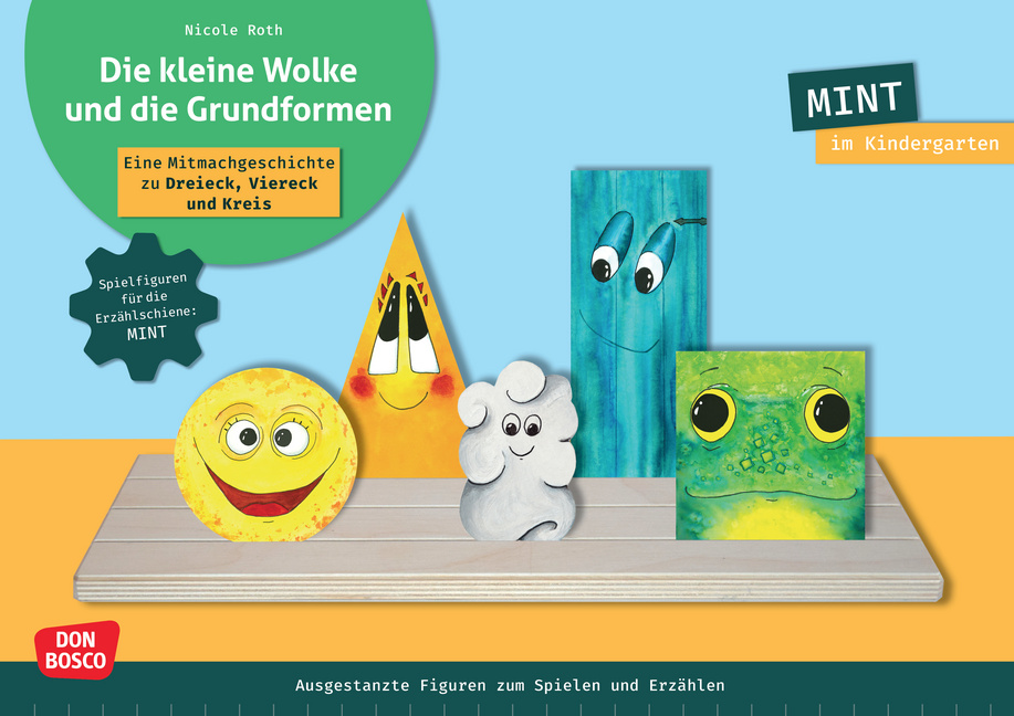 Die kleine Wolke und die Grundformen. Erzählschienen-Figurenset Die kleine Wolke und die Grundformen. Erzählschienen-Figurenset von Don Bosco Medien