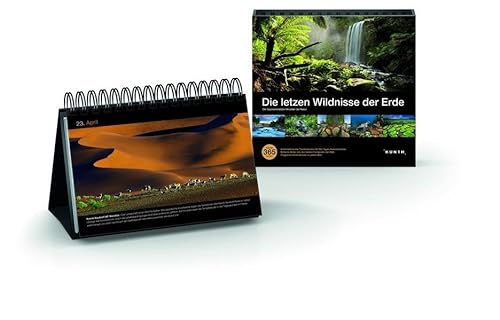 Die letzten Wildnisse der Erde Tischkalender: 365 Tage, immerwährend (KUNTH Tischkalender) von Kunth Verlag