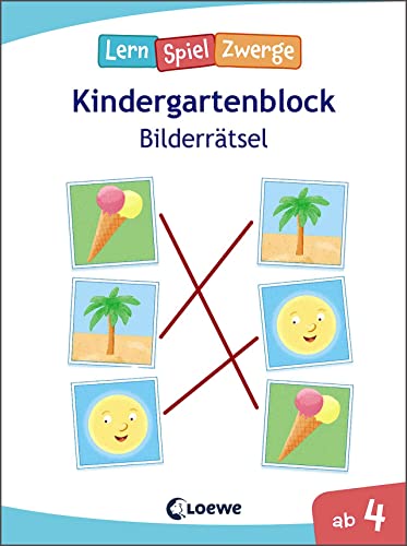 Die neuen LernSpielZwerge - Bilderrätsel: Kindergartenblock ab 4 Jahre - Lernspiele und Übungen für Kindergarten und Vorschule Die neuen LernSpielZwerge - Bilderrätsel: Kindergartenblock ab 4 Jahre - Lernspiele und Übungen für Kindergarten und Vorschule