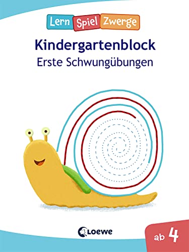 Die neuen LernSpielZwerge - Erste Schwungübungen: Kindergartenblock ab 4 Jahre - Lernspiele und Übungen für Kindergarten und Vorschule Die neuen LernSpielZwerge - Erste Schwungübungen: Kindergartenblock ab 4 Jahre - Lernspiele und Übungen für Kindergarten und Vorschule