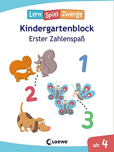 Die neuen LernSpielZwerge - Erster Zahlenspaß: Kindergartenblock ab 4 Jahre - Lernspiele und Übungen für Kindergarten und Vorschule Die neuen LernSpielZwerge - Erster Zahlenspaß: Kindergartenblock ab 4 Jahre - Lernspiele und Übungen für Kindergarten und Vorschule