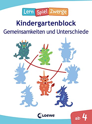 Die neuen LernSpielZwerge - Gemeinsamkeiten und Unterschiede: Kindergartenblock ab 4 Jahre - Lernspiele und Übungen für Kindergarten und Vorschule Die neuen LernSpielZwerge - Gemeinsamkeiten und Unterschiede: Kindergartenblock ab 4 Jahre - Lernspiele und Übungen für Kindergarten und Vorschule von LOEWE