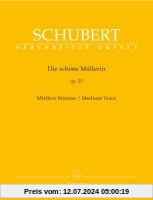 Die schöne Müllerin op. 25 D 795 (Mittlere Stimme). BÄRENREITER URTEXT. Singpartitur, Urtextausgabe