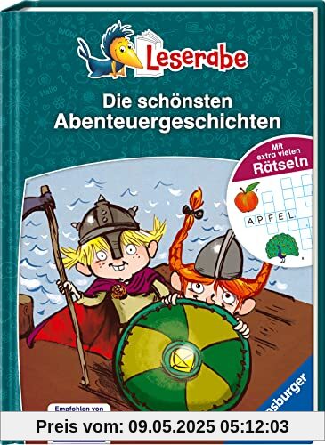 Die schönsten Abenteuergeschichten mit extra vielen Rätseln - Leserabe ab 1. Klasse - Erstlesebuch für Kinder ab 6 Jahren (Leserabe - Sonderausgaben)