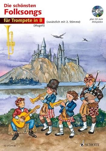 Die schönsten Folksongs: 1-2 Trompeten.