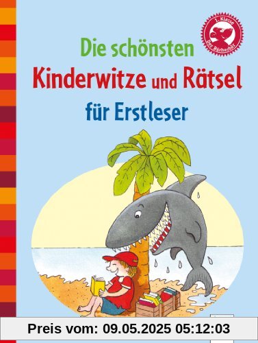 Die schönsten Kinderwitze und Rätsel für Erstleser: Der Bücherbär: Kleine Geschichten (Sammelband)