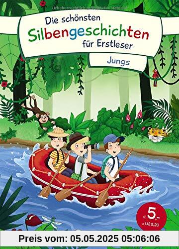 Die schönsten Silbengeschichten für Erstleser - Jungs: Sammelband zum Lesenlernen mit Silbenfärbung ab 7 Jahre Die schönsten Silbengeschichten für Erstleser - Jungs: Sammelband zum Lesenlernen mit Silbenfärbung ab 7 Jahre