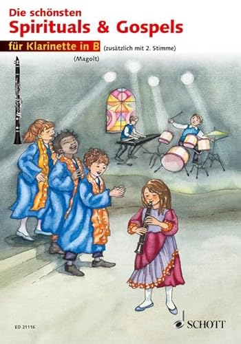 Die schönsten Spirituals & Gospels: sehr leicht bearbeitet. 1-2 Klarinetten in B.