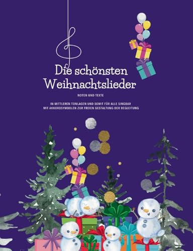 Die schönsten Weihnachtslieder: Noten und Texte von BoD – Books on Demand