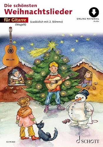 Die schönsten Weihnachtslieder: sehr leicht bearbeitet. 1-2 Gitarren.