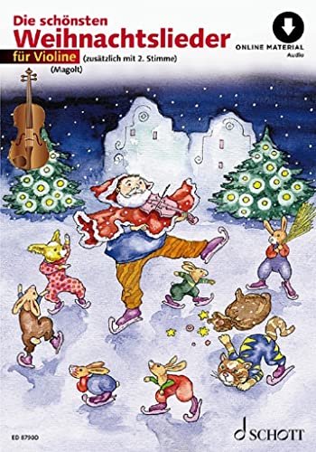 Die schönsten Weihnachtslieder: sehr leicht bearbeitet. 1-2 Violinen. Die schönsten Weihnachtslieder: sehr leicht bearbeitet. 1-2 Violinen.