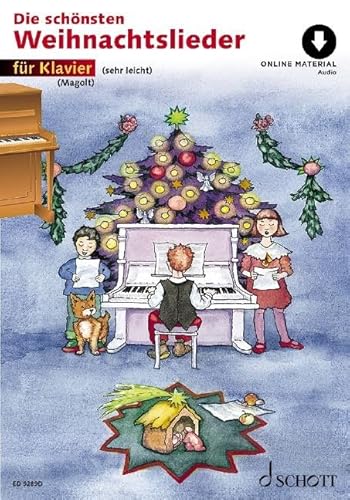 Die schönsten Weihnachtslieder: sehr leicht bearbeitet. Klavier. (Umrüster-Konsolidierung) von Schott Verlag