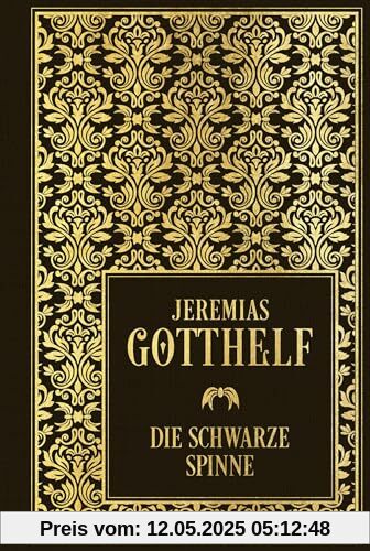 Die schwarze Spinne: Leinen mit Goldprägung