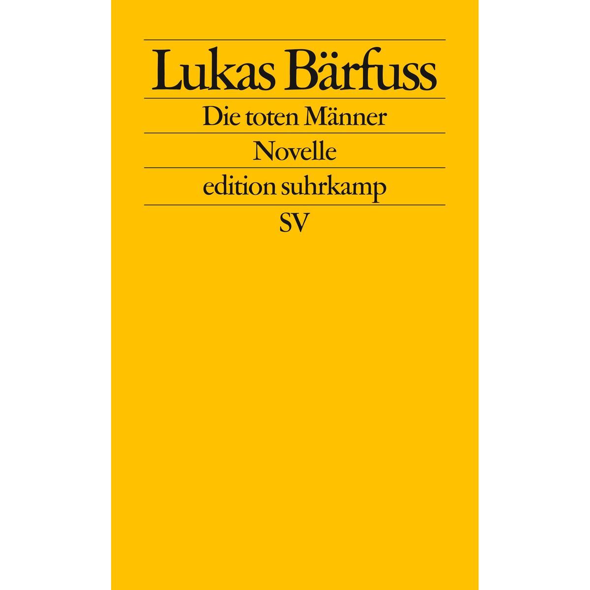 Die toten Männer von Suhrkamp Verlag AG