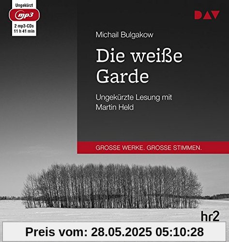 Die weiße Garde: Ungekürzte Lesung (2 mp3-CDs)