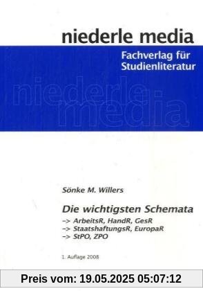 Die wichtigsten Schemata: ArbeitR, HandelsR, GesellschaftsR, StPO, ZPO