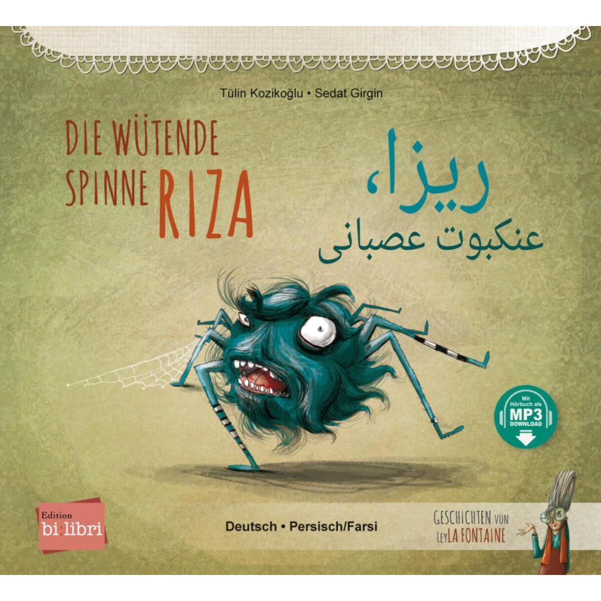 Die wütende Spinne Riza (Deutsch-Persisch/Farsi) Die wütende Spinne Riza (Deutsch-Persisch/Farsi) von Hueber Verlag GmbH
