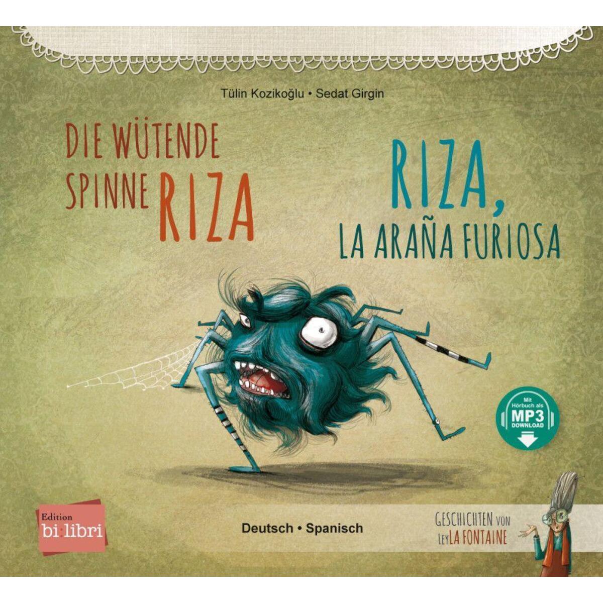 Die wütende Spinne Riza. Deutsch-Spanisch von Hueber Verlag GmbH