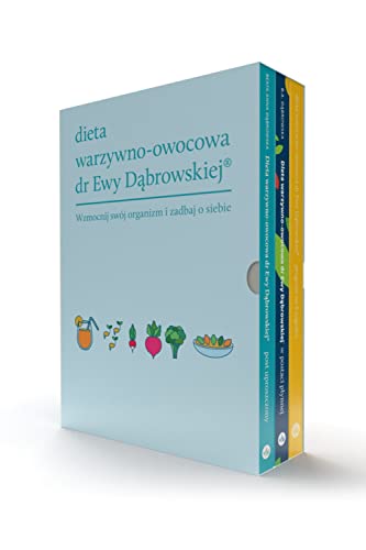 Dieta warzywno-owocowa dr Ewy Dąbrowskiej Komplet 3 książek: Program na 6 tygodni + Dieta w postaci płynnej + Post uproszczony Dieta warzywno-owocowa dr Ewy Dąbrowskiej Komplet 3 książek: Program na 6 tygodni + Dieta w postaci płynnej + Post uproszczony