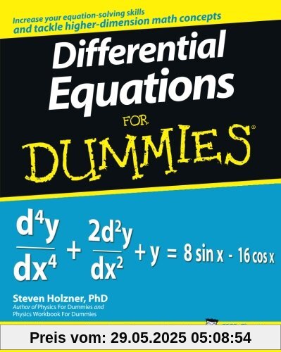 Differential Equations For Dummies Differential Equations For Dummies